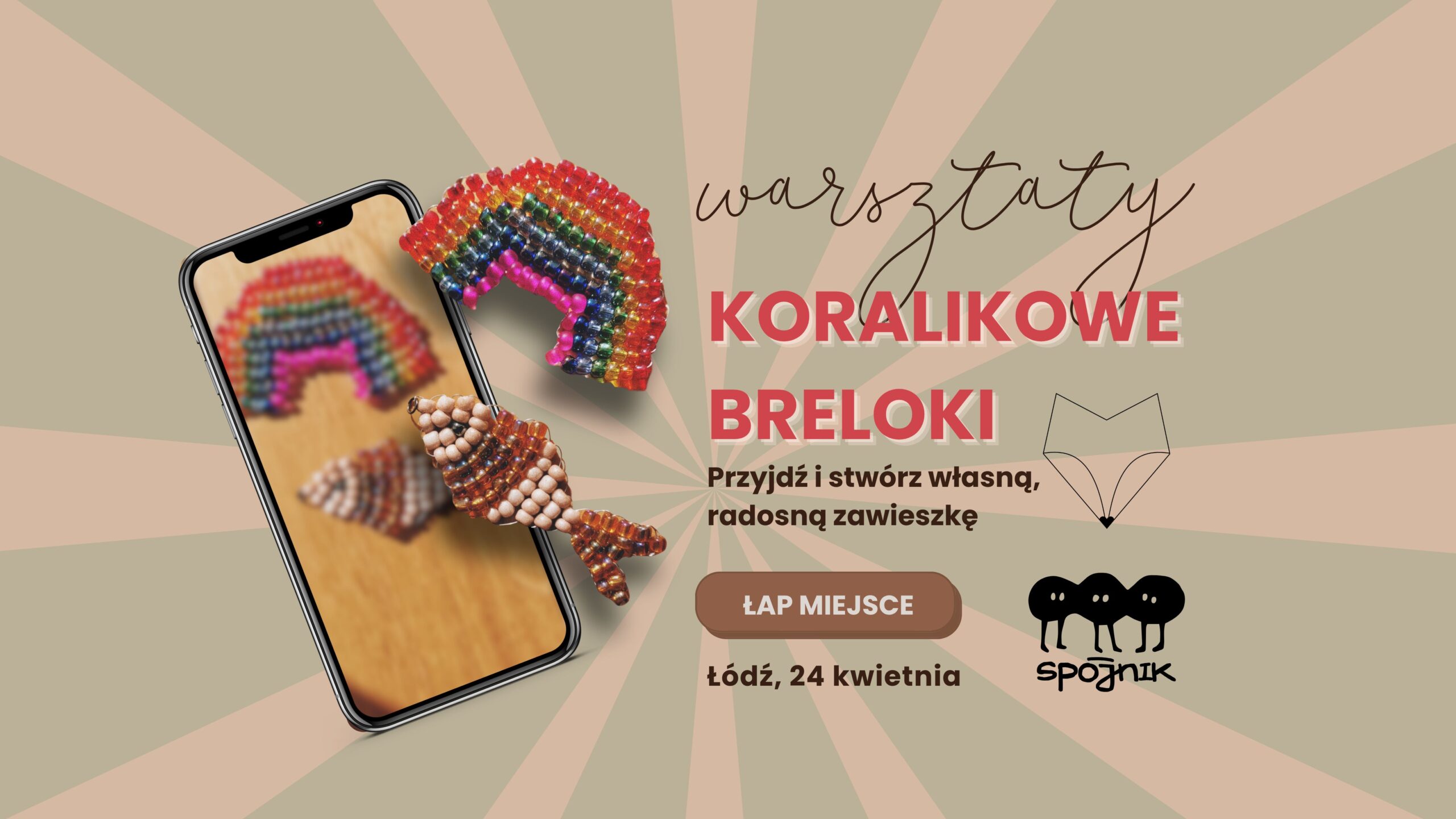 warsztaty tworzenia z koralików chytra sztuka Łódź